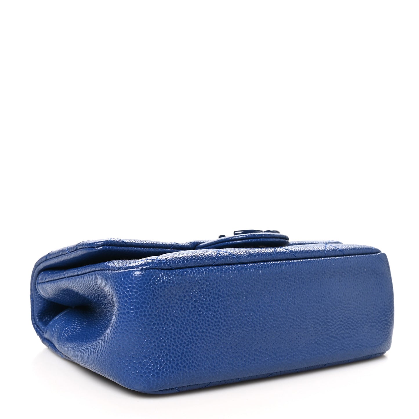 Caviar Quilted Incognito Mini Square Flap Dark Blue