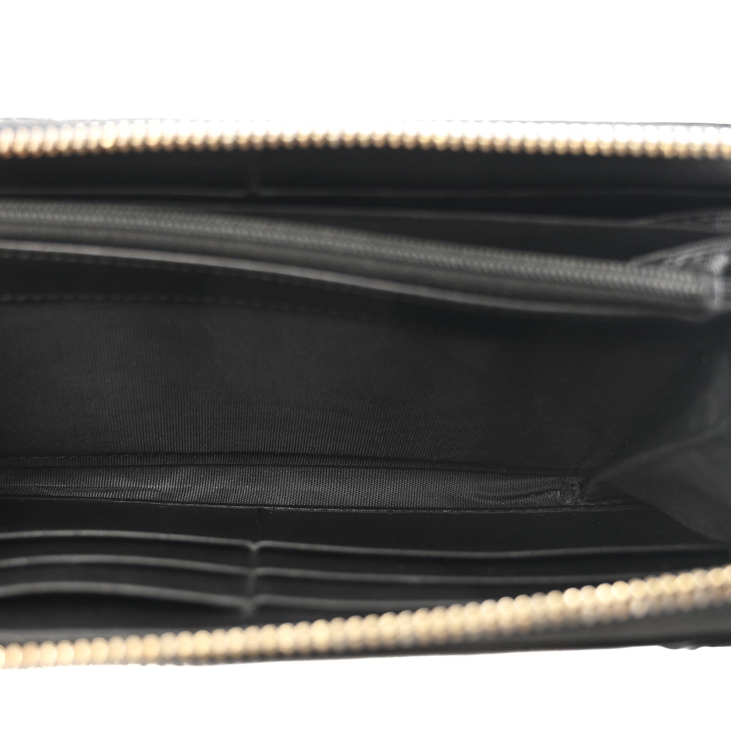 Gucci Patent Microguccissima Nice Zip Around Wallet Black 7 of 9