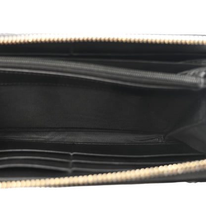 Gucci Patent Microguccissima Nice Zip Around Wallet Black 7 of 9