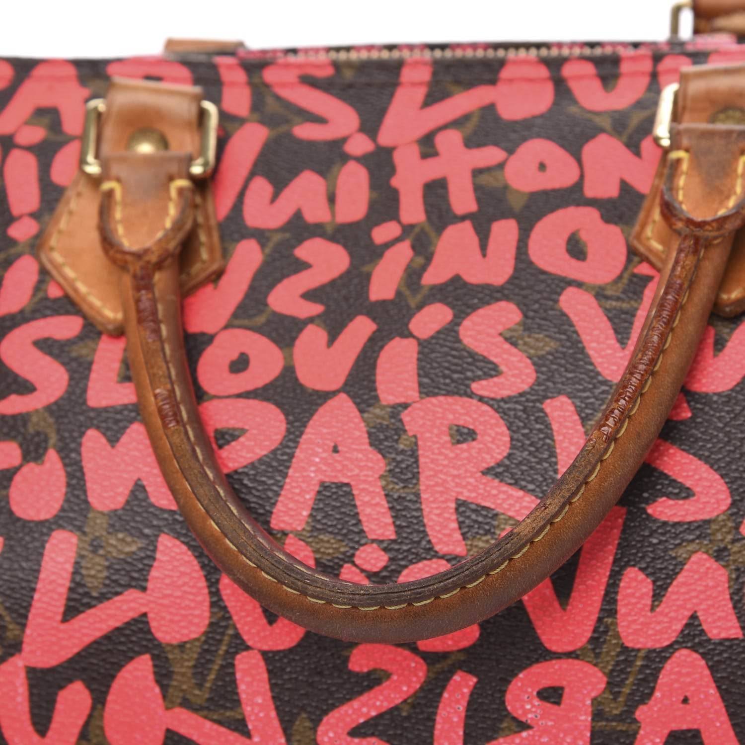 Louis Vuitton Monogram Graffiti Speedy 30 Fuchsia 13 of 21