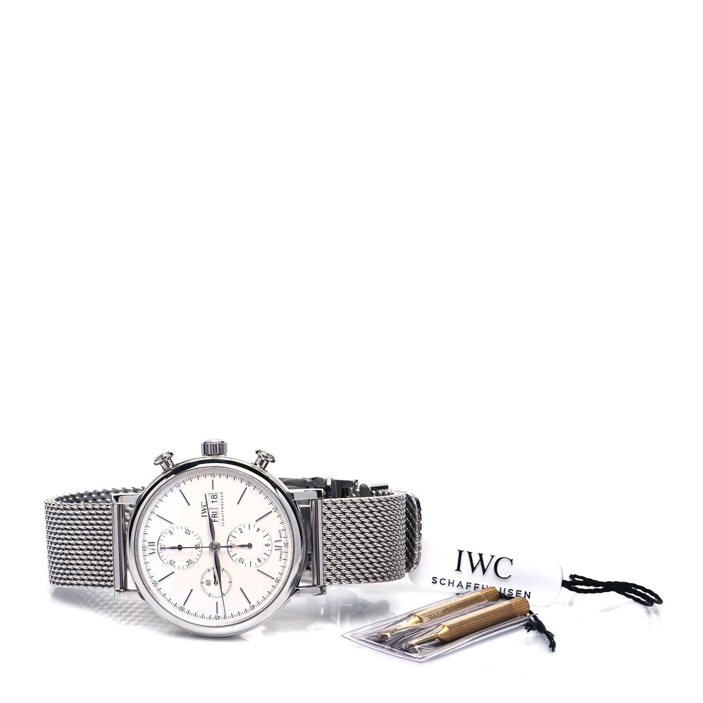 Stainless Steel 42mm Portofino Chronograph Automatic Watch IW391009