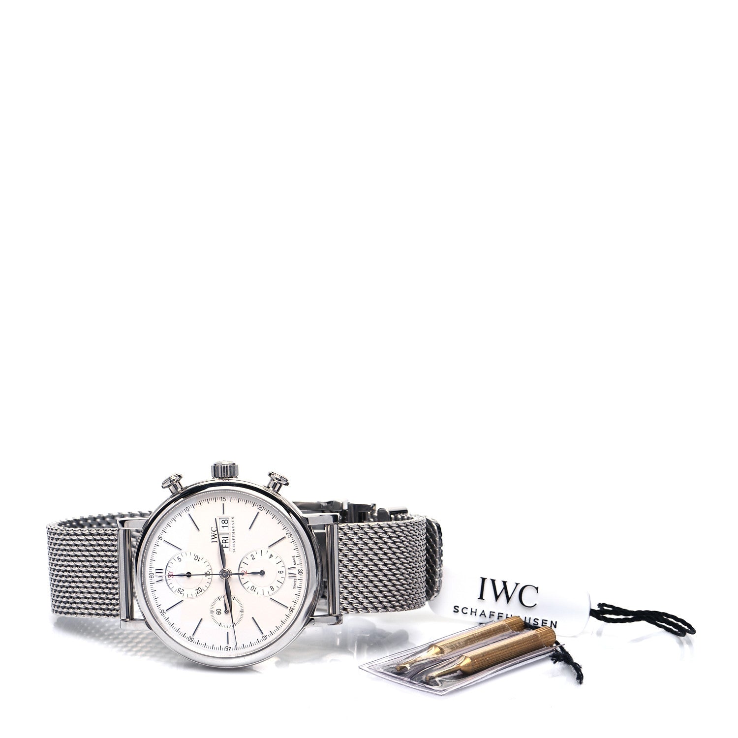 IWC Stainless Steel 42mm Portofino Chronograph Automatic Watch IW391009 5 of 6