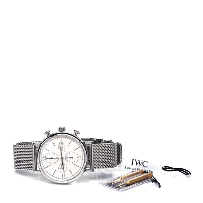IWC Stainless Steel 42mm Portofino Chronograph Automatic Watch IW391009 5 of 6