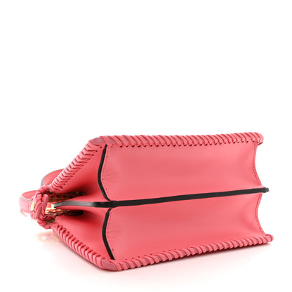 Fendi Vitello King Shiny Nappa Intreccio Petite Peekaboo I SEE U Satchel Pink Dalia 4 of 12