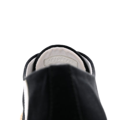 Hermes Cotton Canvas Womens Rosa Espadrille Sneakers 37 Black 6 of 9