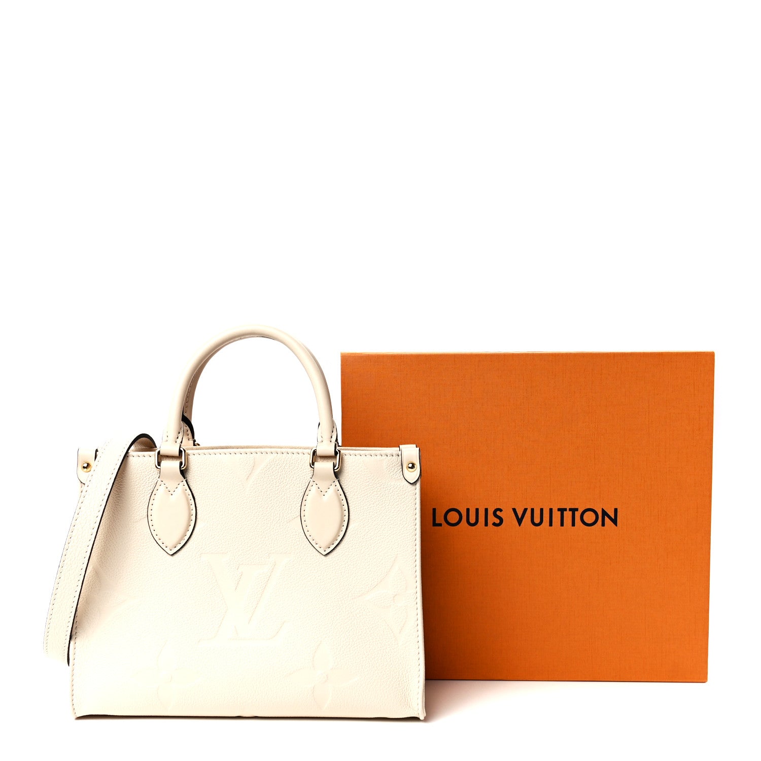 Louis Vuitton Empreinte Monogram Giant Onthego PM Cream Beige 11 of 11