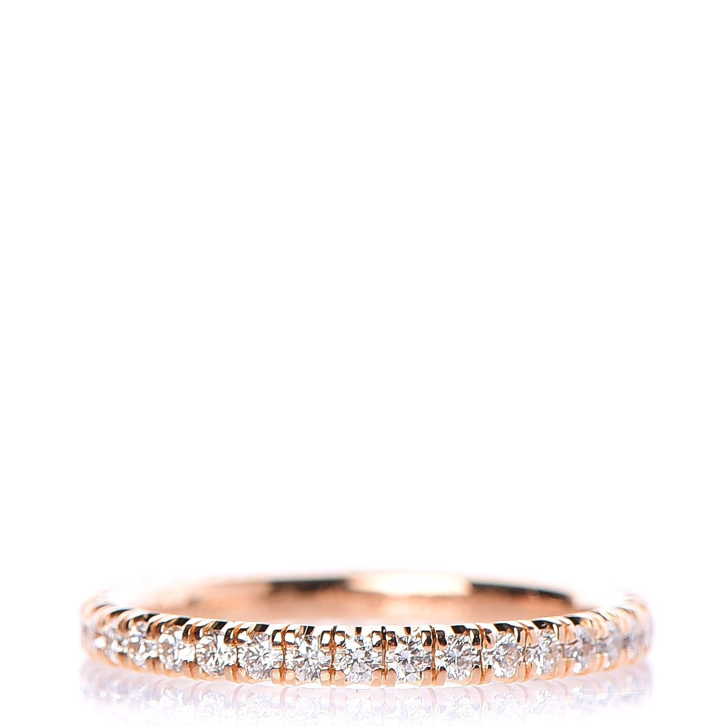 18K Yellow Gold Diamond 2mm Étincelle de Wedding Band Ring 49 4.75