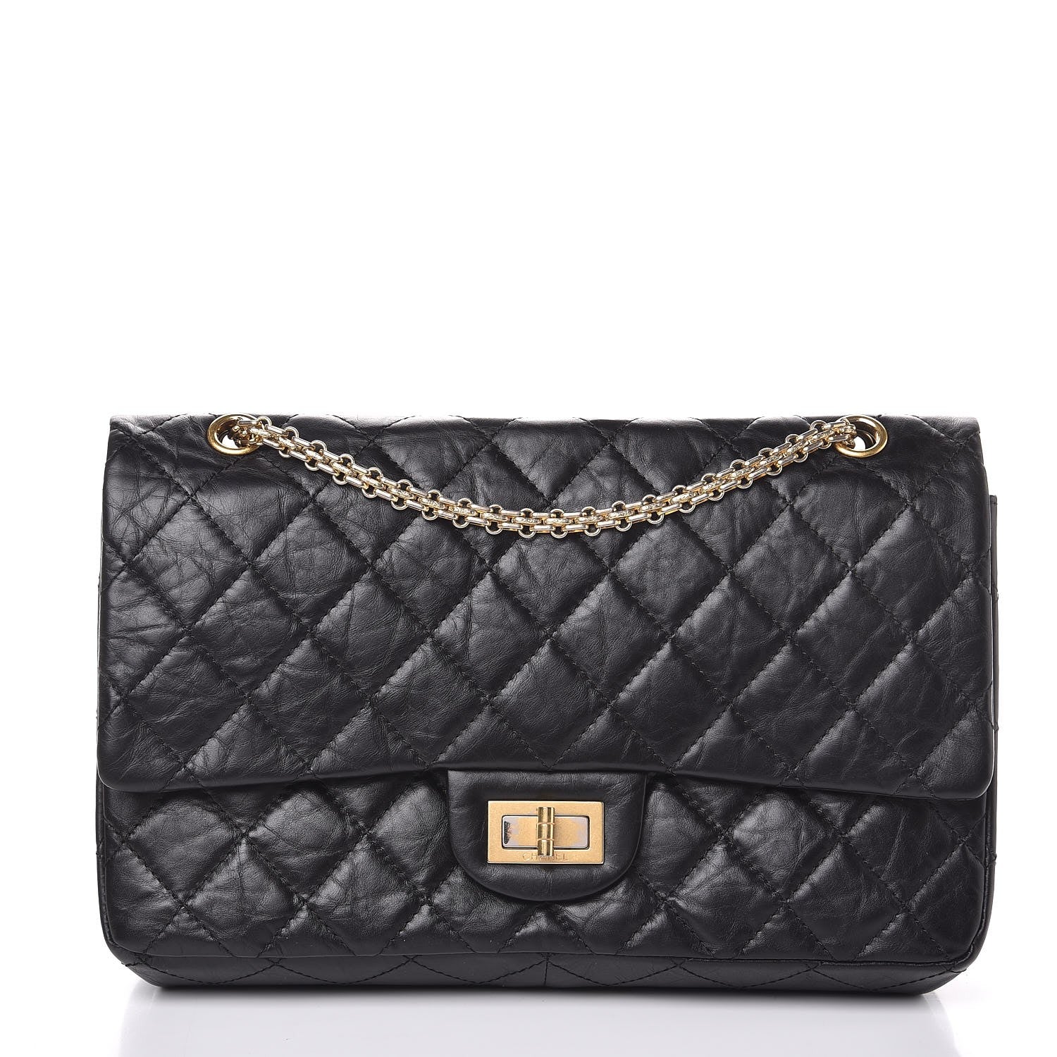 Chanel Aged Calfskin Quilted 2.55 Reissue 227 Flap Black 1 of 10