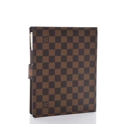 Louis Vuitton Damier Ebene Large Ring Agenda Cover 3 of 8