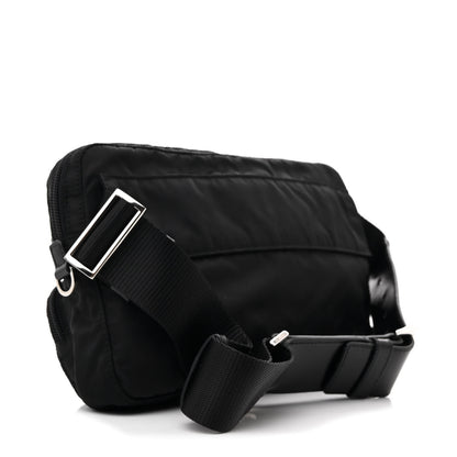 Prada Tessuto Nylon Saffiano Belt Bag Black 3 of 10