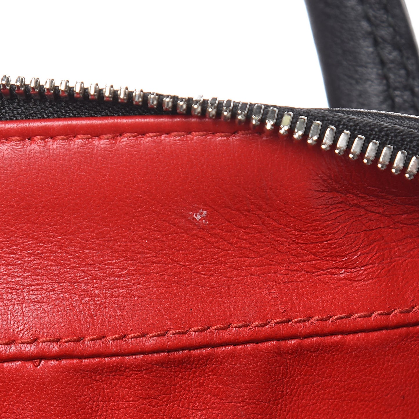 Calfskin S Triangle Duffle Black