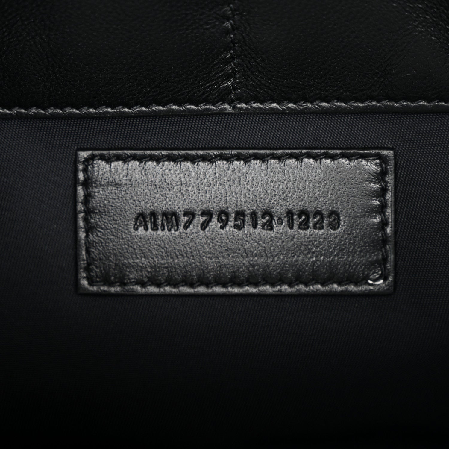 Saint Laurent Patent Calfskin Large Puffy Pouch Black 7 of 7