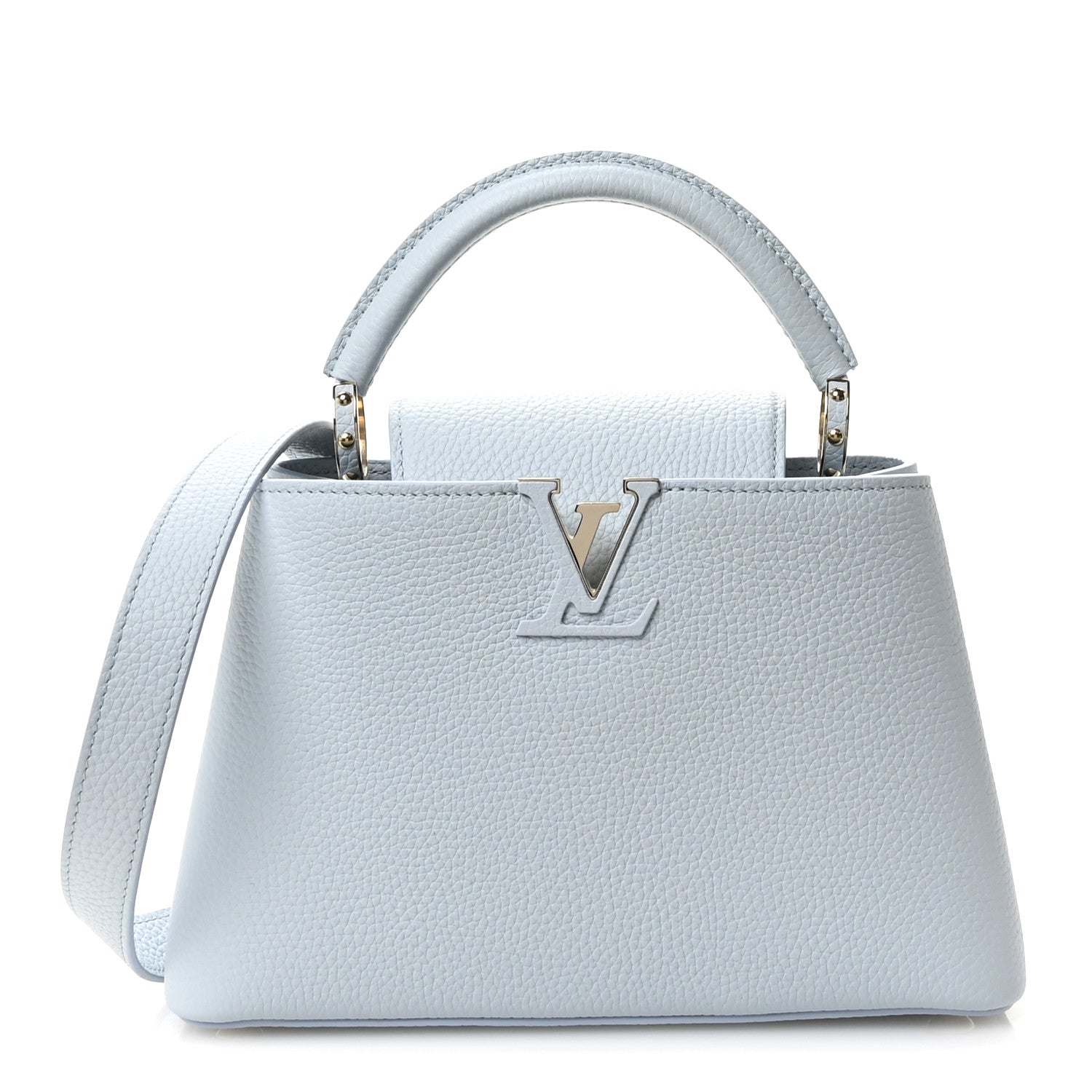 Louis Vuitton Taurillon Capucines BB Olympe Blue 1 of 10