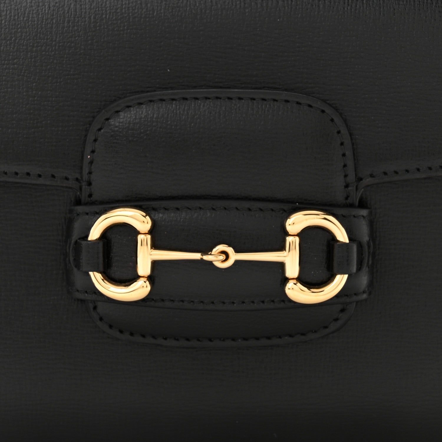 Gucci Azalea Calfskin Web Mini Horsebit 1955 Shoulder Bag Black 8 of 11