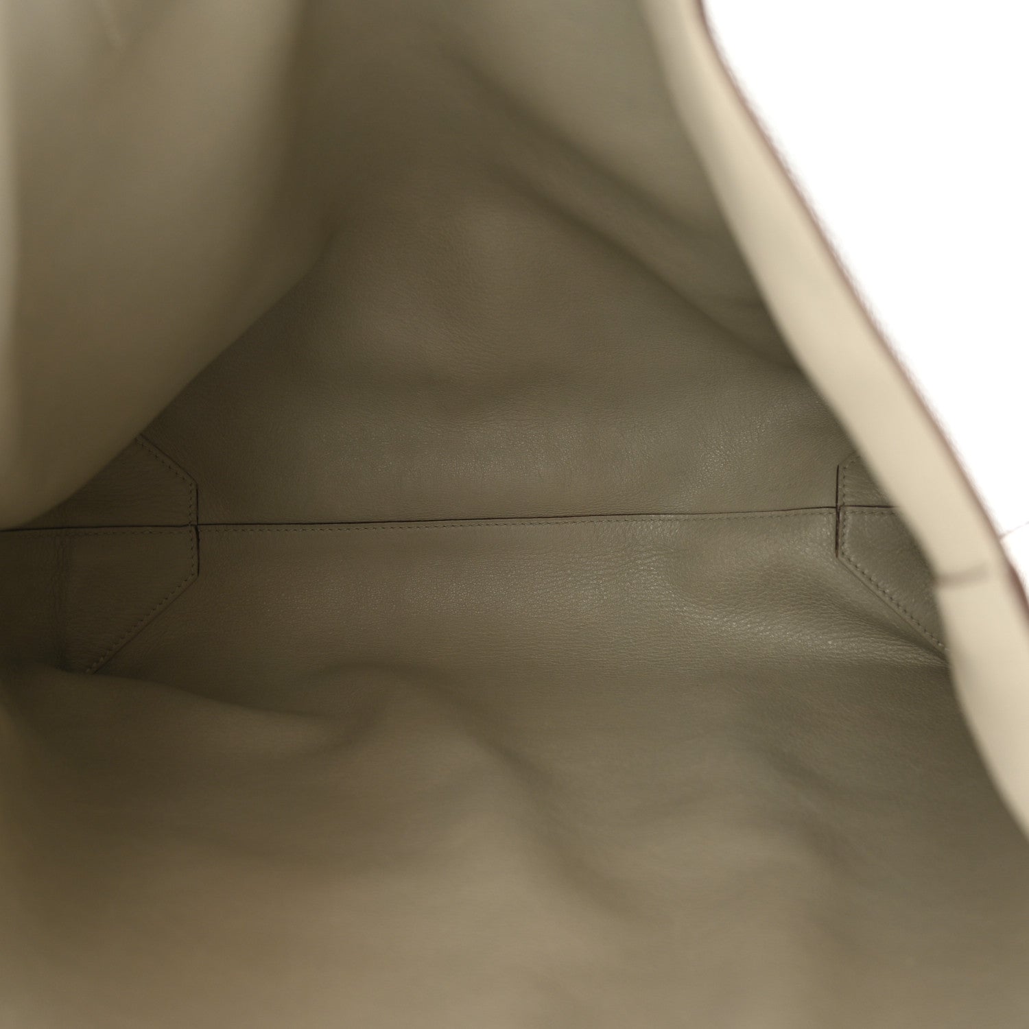 Hermes Taurillon Clemence Double Sens 45 Reversible Tote Gris Perle Bleu Pale 8 of 19