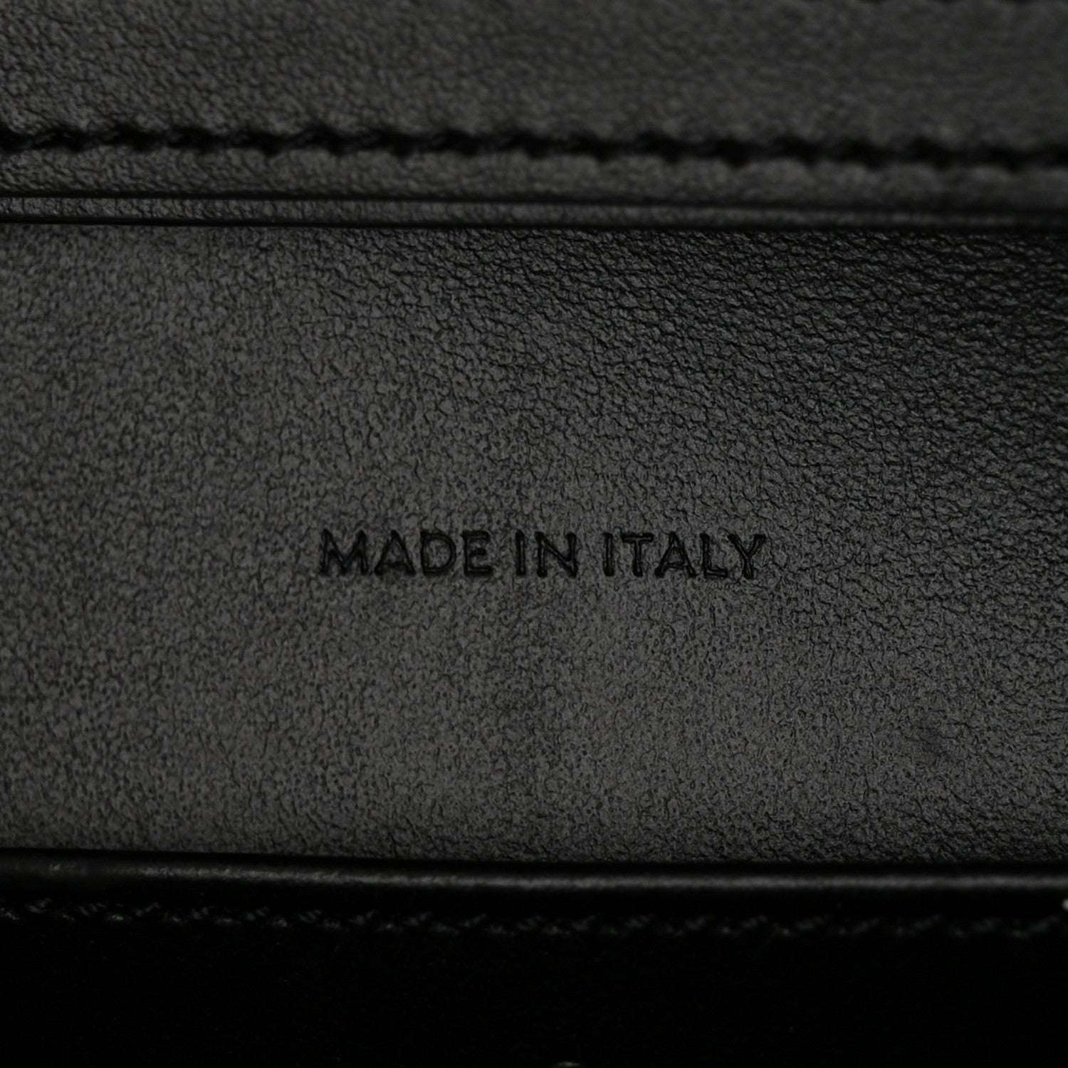 Celine Shiny Calfskin Triomphe Margo Wallet on Chain Black 7 of 11