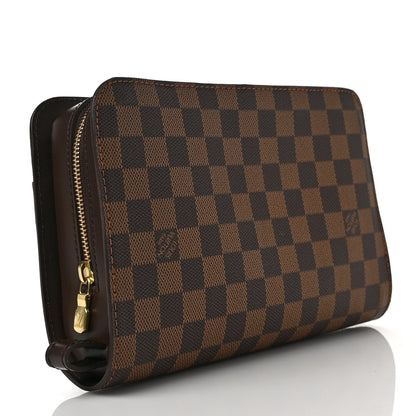 Louis Vuitton Damier Ebene Pochette Saint Louis Clutch 3 of 6