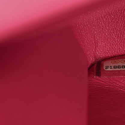 Chanel Lambskin Quilted Jumbo Double Flap Fuchsia 8 of 9