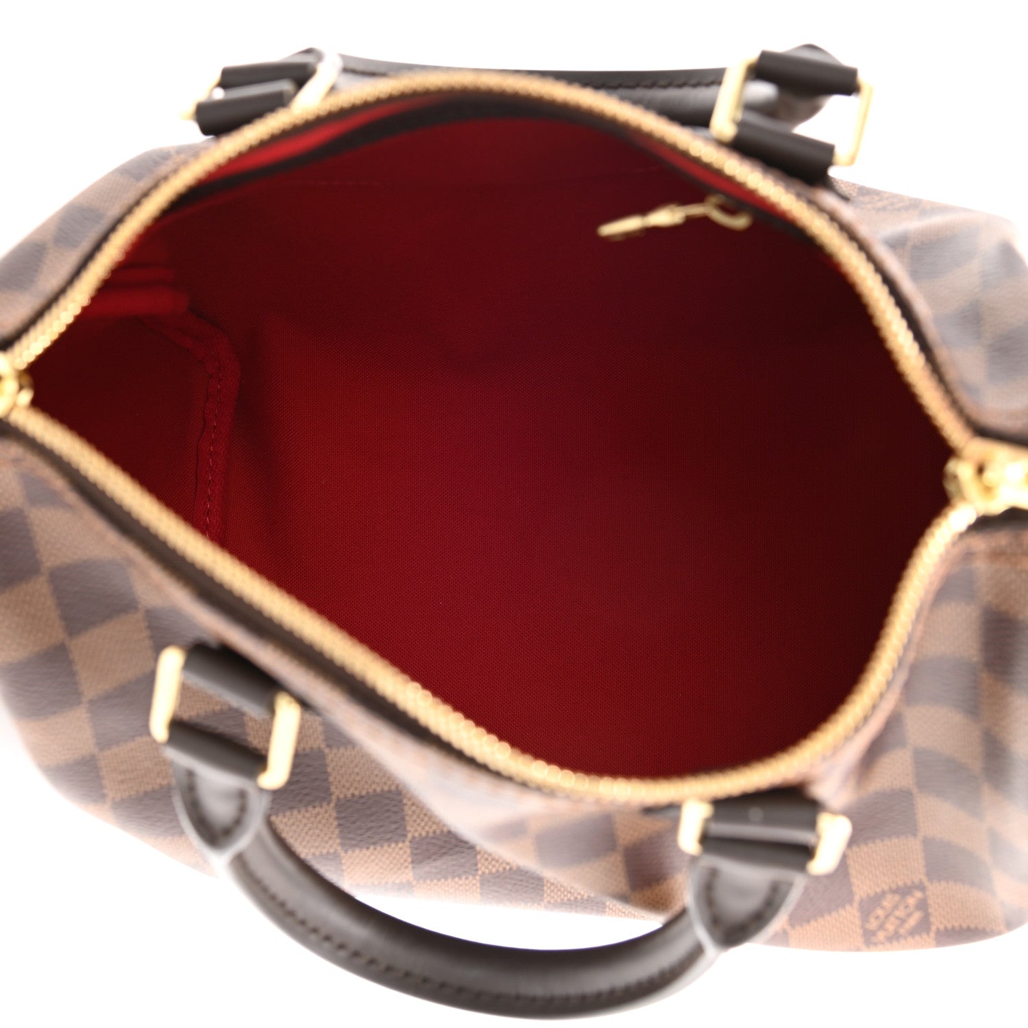 Louis Vuitton Damier Ebene Speedy Bandouliere 25 9 of 17