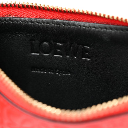 Loewe Calfskin Embossed Repeat Coin Card Holder Pomodoro 6 of 7