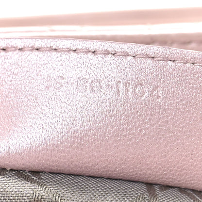 Christian Dior Pearly Lambskin Cannage Medium Lady Dior Blush 6 of 10