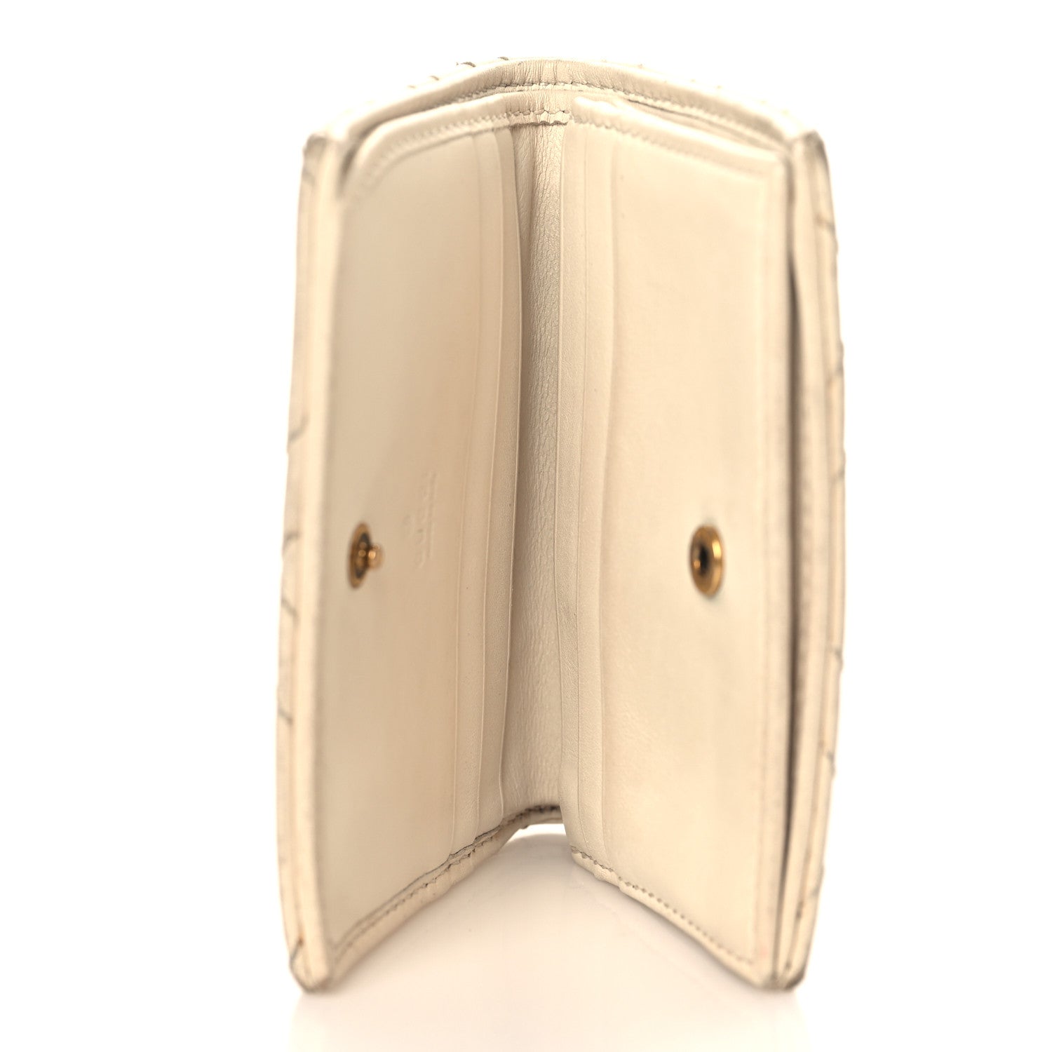 Gucci Calfskin Matelasse GG Marmont Card Case White 4 of 11