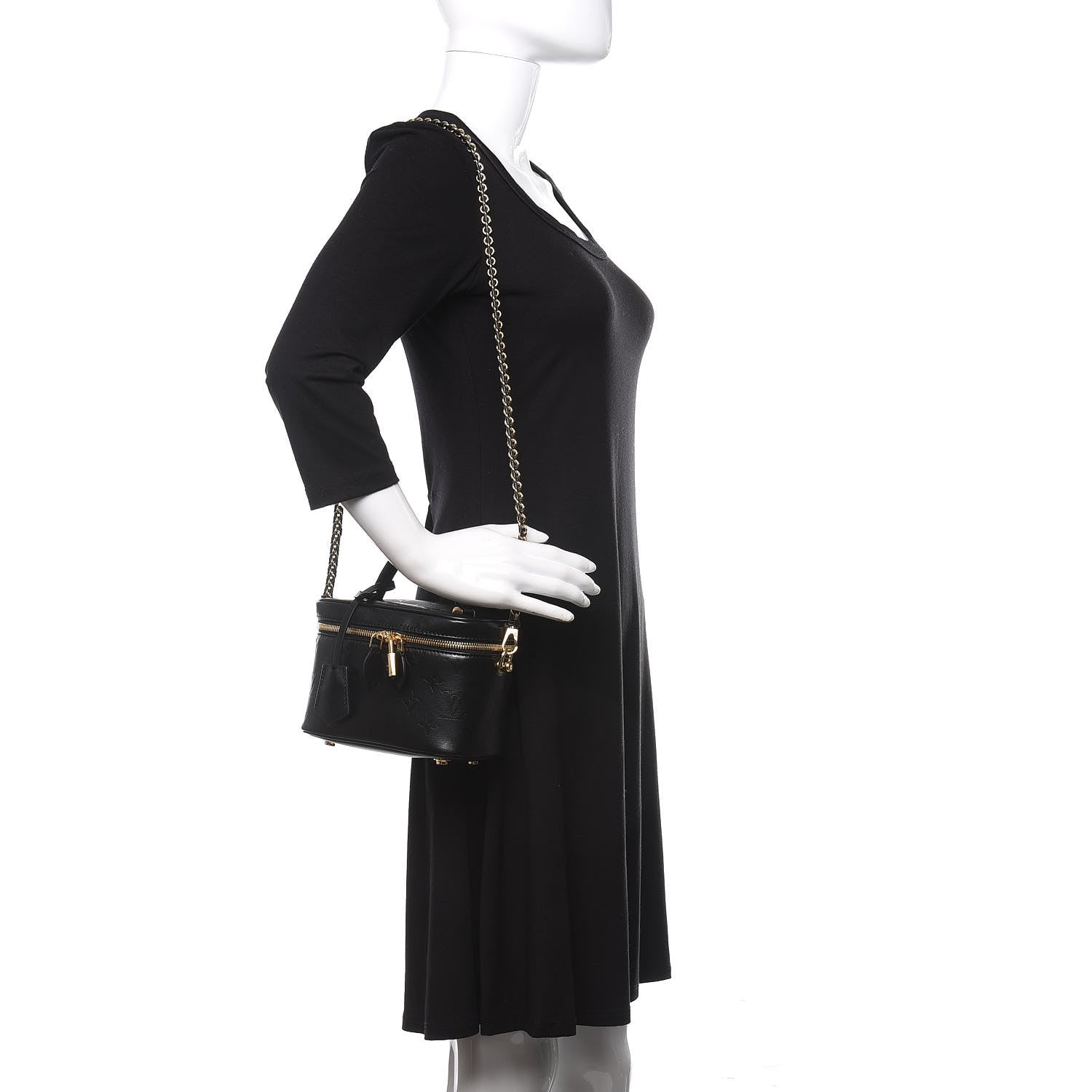 Louis Vuitton Monogram Ink Vanity PM Black 2 of 10