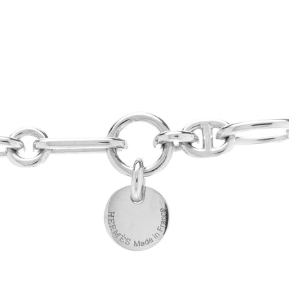Hermes 18K White Gold Diamond Precieux Kelly Long Necklace 6 of 7