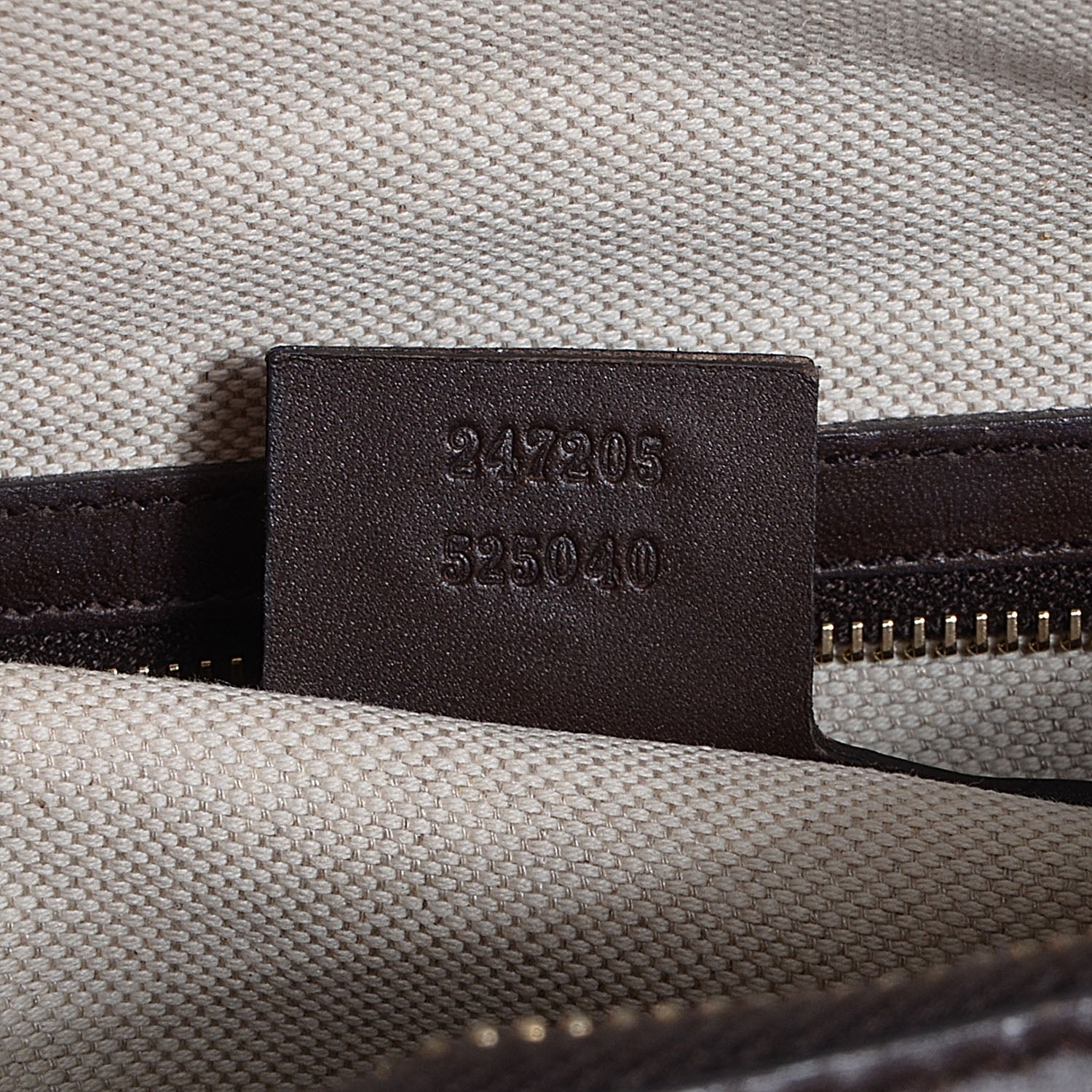 Gucci Monogram Selleria Calfskin Vintage Web Medium Boston Beige Ebony Cocoa 7 of 7