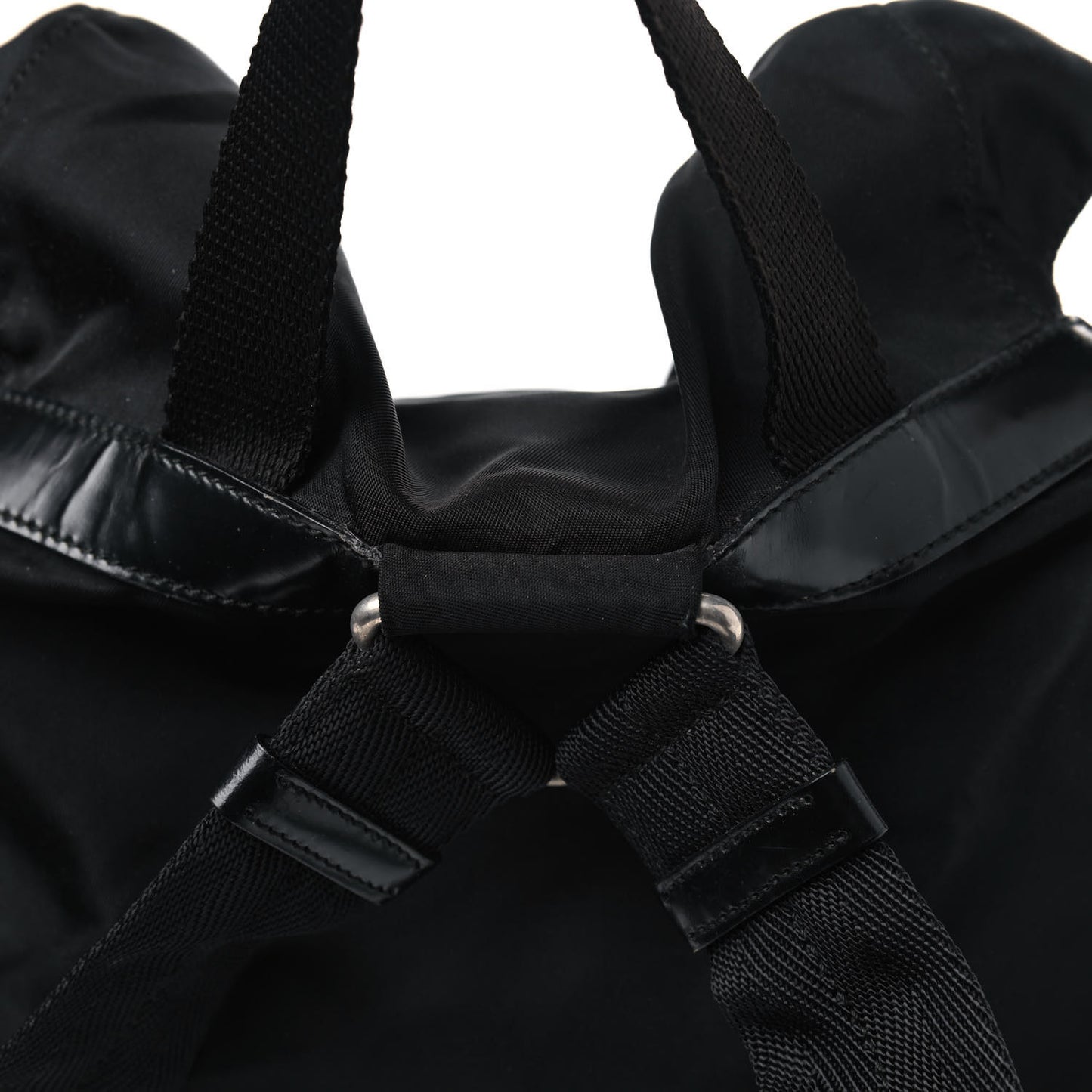 Nylon Vela Medium Backpack Black