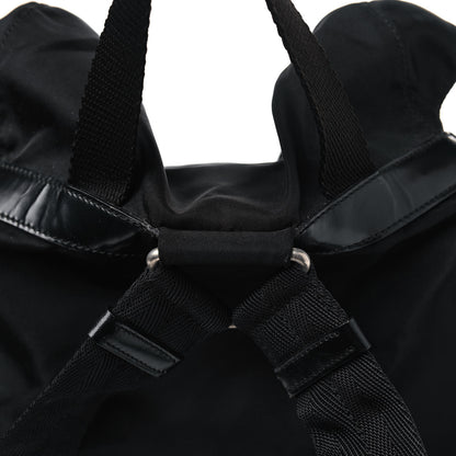 Prada Nylon Vela Medium Backpack Black 7 of 7