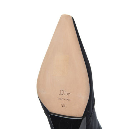 Christian Dior Micro Resille Lucite Etoile Boots 39 Black 12 of 14