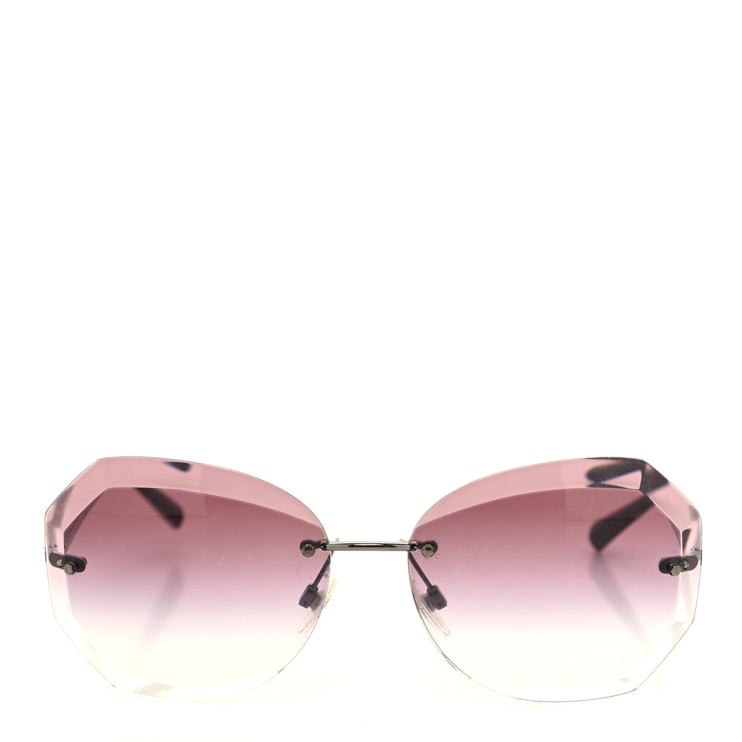 Metal Spring Round Sunglasses 4220 Pink