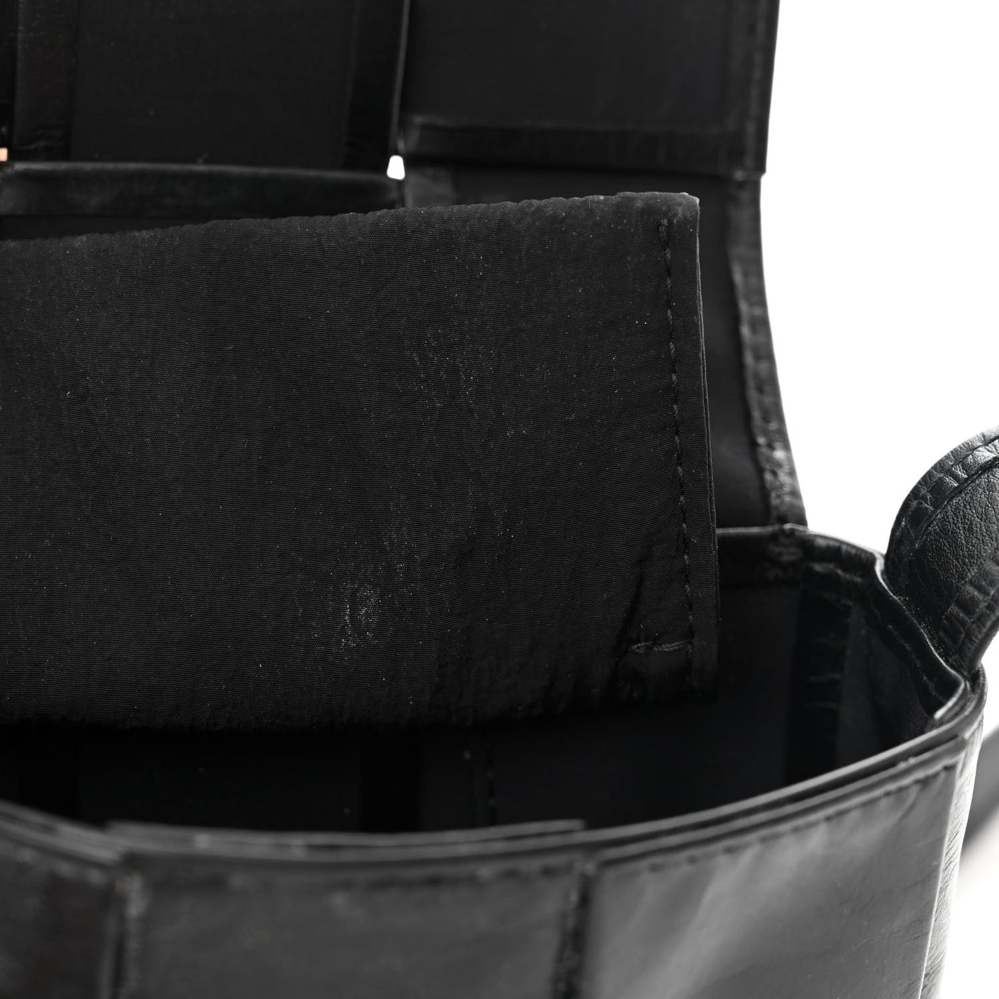 Paper Calfskin Maxi Intreccio Extra Mini Cassette Crossbody Bag Black