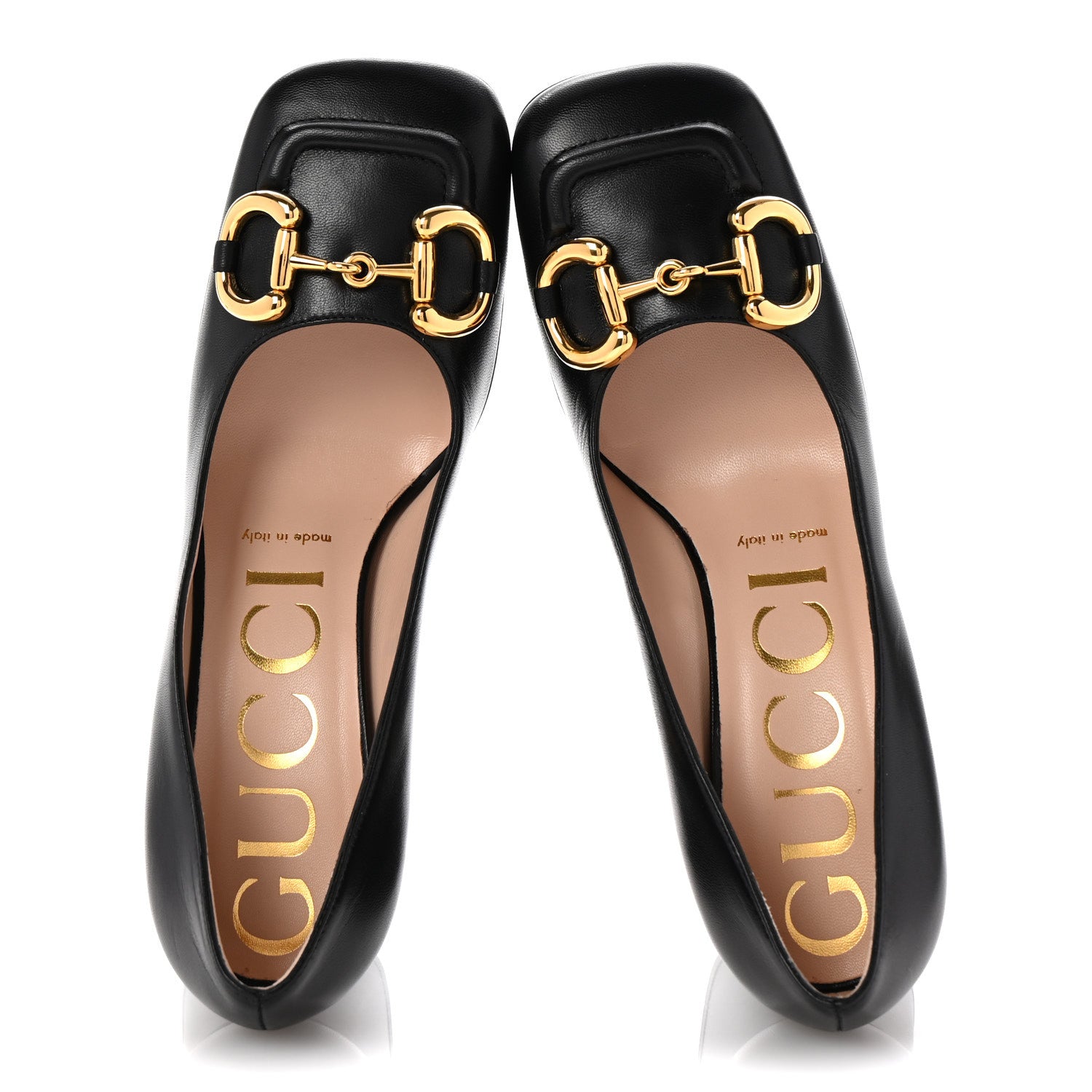 Gucci Malaga Kid Horsebit 75mm Pumps 36 Black 2 of 10