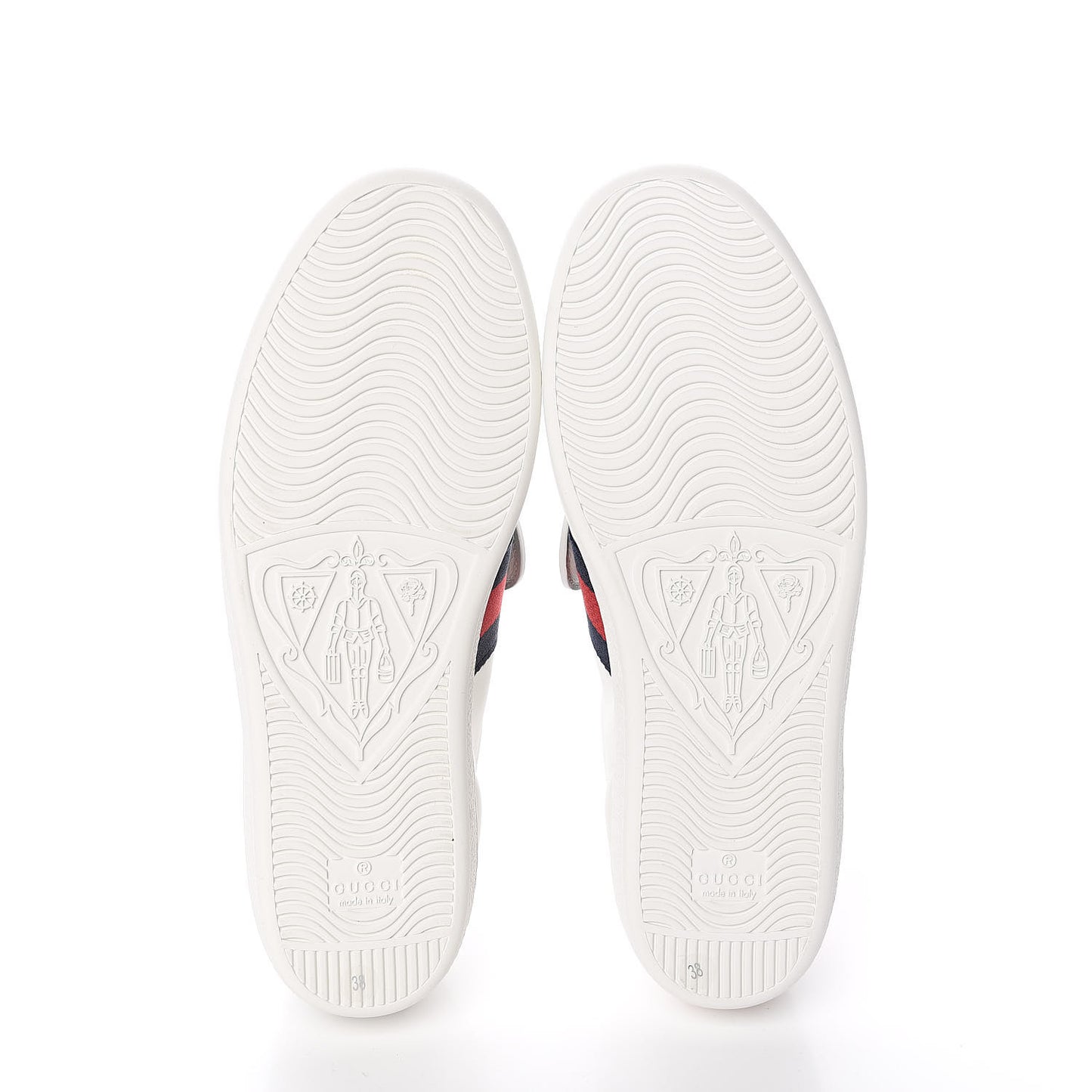 Calfskin Ayers Crystal Web Womens New Ace Pineapple Sneakers 38 White