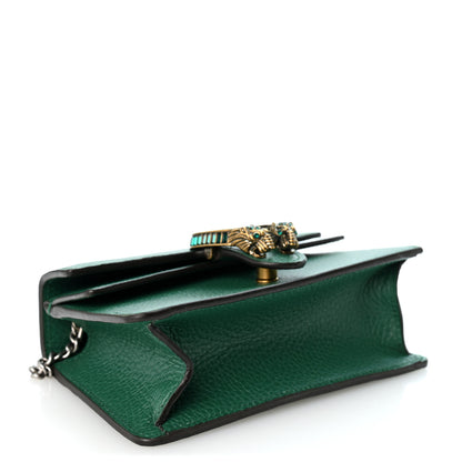 Gucci Dollar Calfskin Crystal Mini Dionysus Top Handle Bag Emerald 4 of 9