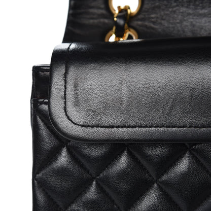Chanel Lambskin Quilted Small Double Flap Black 13 of 13