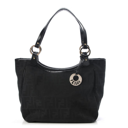 Fendi Zucca Small Chef Shopping Tote Black 1 of 11