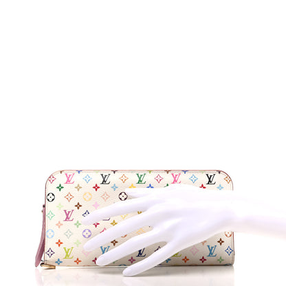 Louis Vuitton Monogram Multicolor Insolite Wallet White Litchi 2 of 8