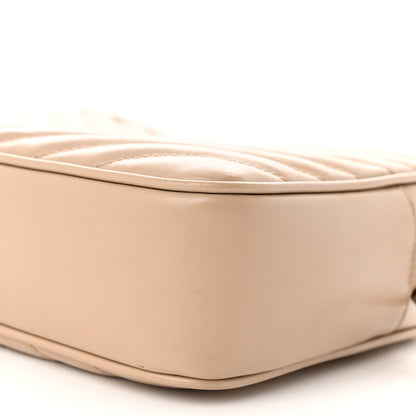 Saint Laurent Calfskin Matelasse Monogram Lou Camera Bag Dark Beige 10 of 16