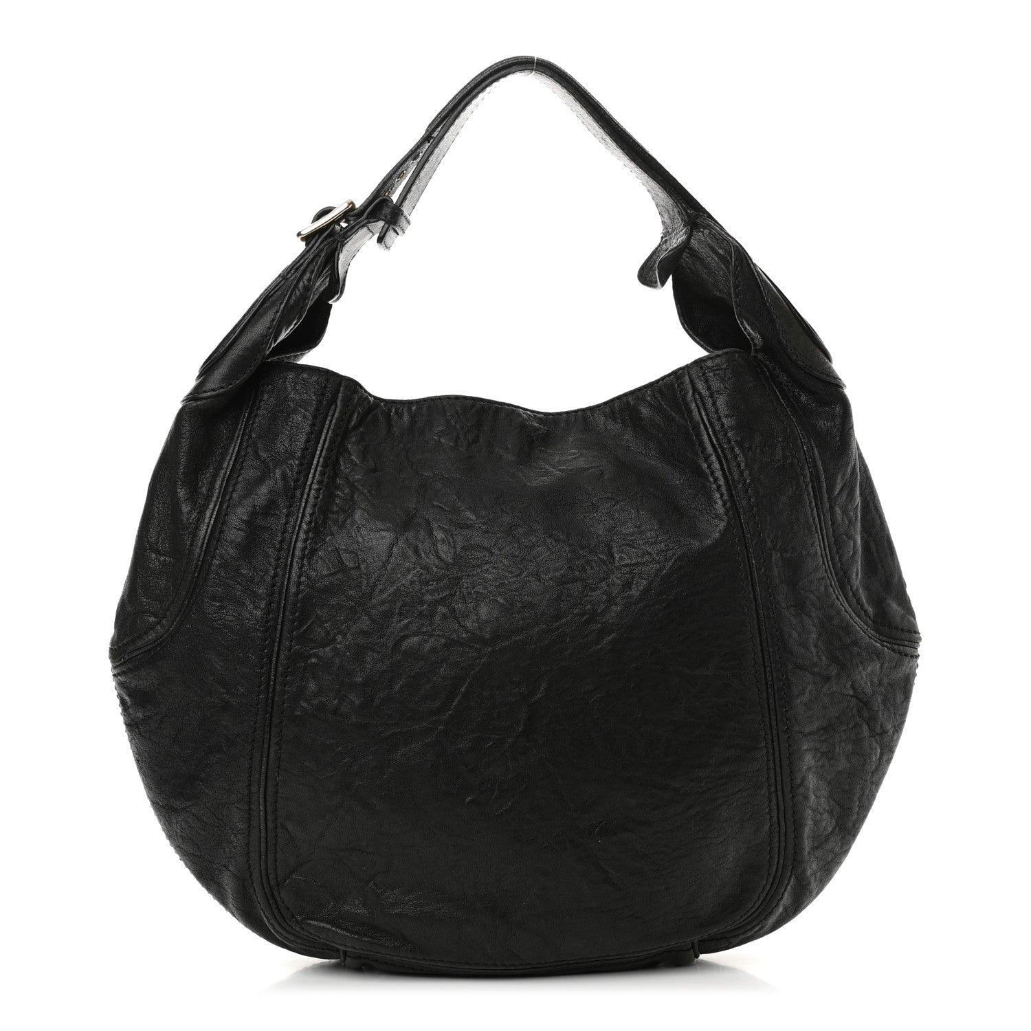 Givenchy Tumbled Sheepskin Hobo Black 1 of 13