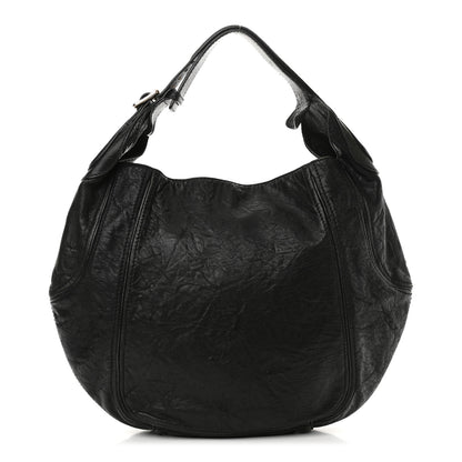 Givenchy Tumbled Sheepskin Hobo Black 1 of 13