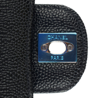 Chanel Caviar Quilted Medium Double Flap Black 7 of 8