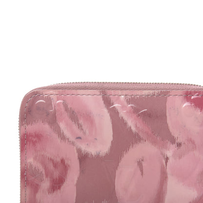 Louis Vuitton Vernis Ikat Zippy Coin Purse Rose Velours 7 of 8