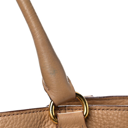 Prada Vitello Daino Tote Caramel 17 of 19