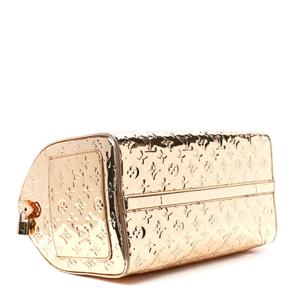 Louis Vuitton Monogram Miroir Speedy 35 Gold 4 of 12