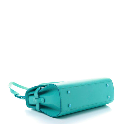 Delvaux Smooth Calfskin Mini Tempete Satchel Turquoise 5 of 15