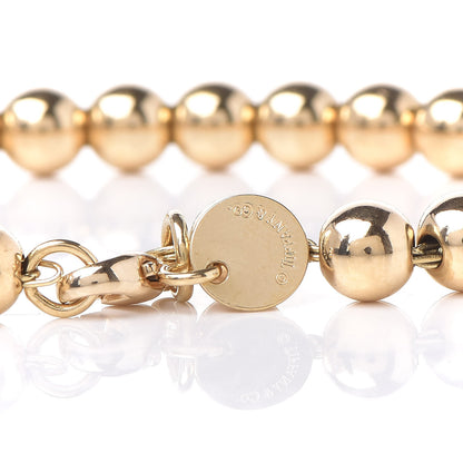 Tiffany 18K Yellow Gold 5.5mm HardWear Ball Bracelet 5 of 5