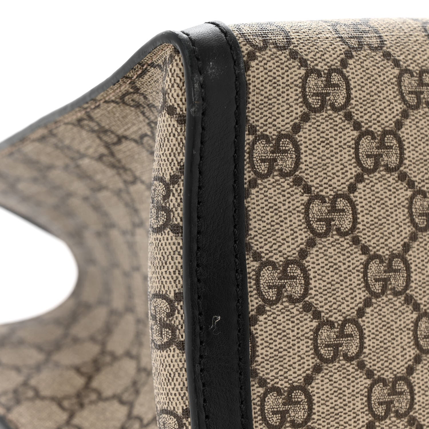 Gucci GG Supreme Monogram Medium Padlock Tote Black 10 of 11